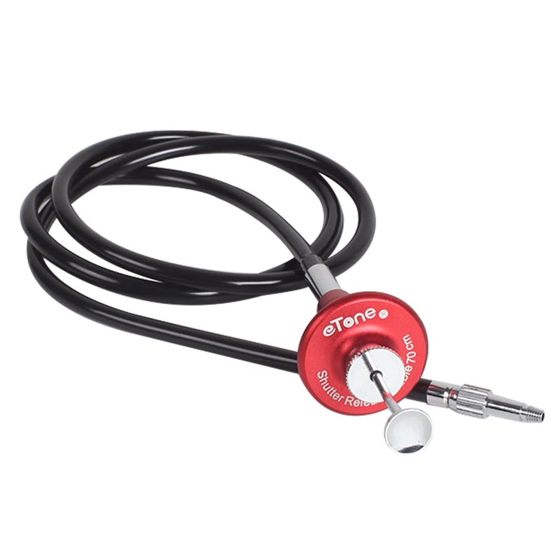 eTone Shutter Release Cable 100cm 39â€ for Nikon Fujifilm Canon Olympus TLR SLR Camera - Image 2